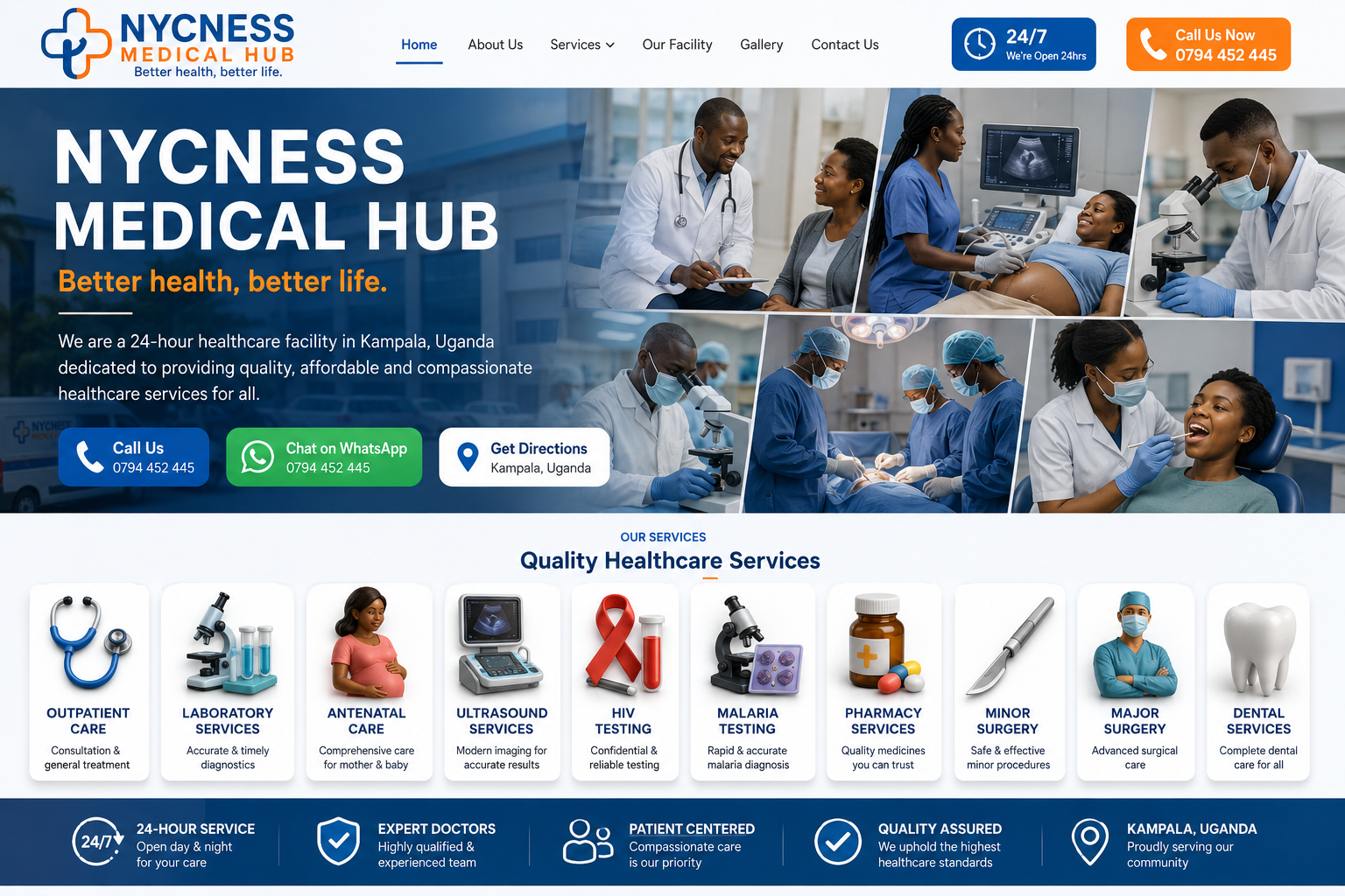 NYCNESS Medical Hub homepage